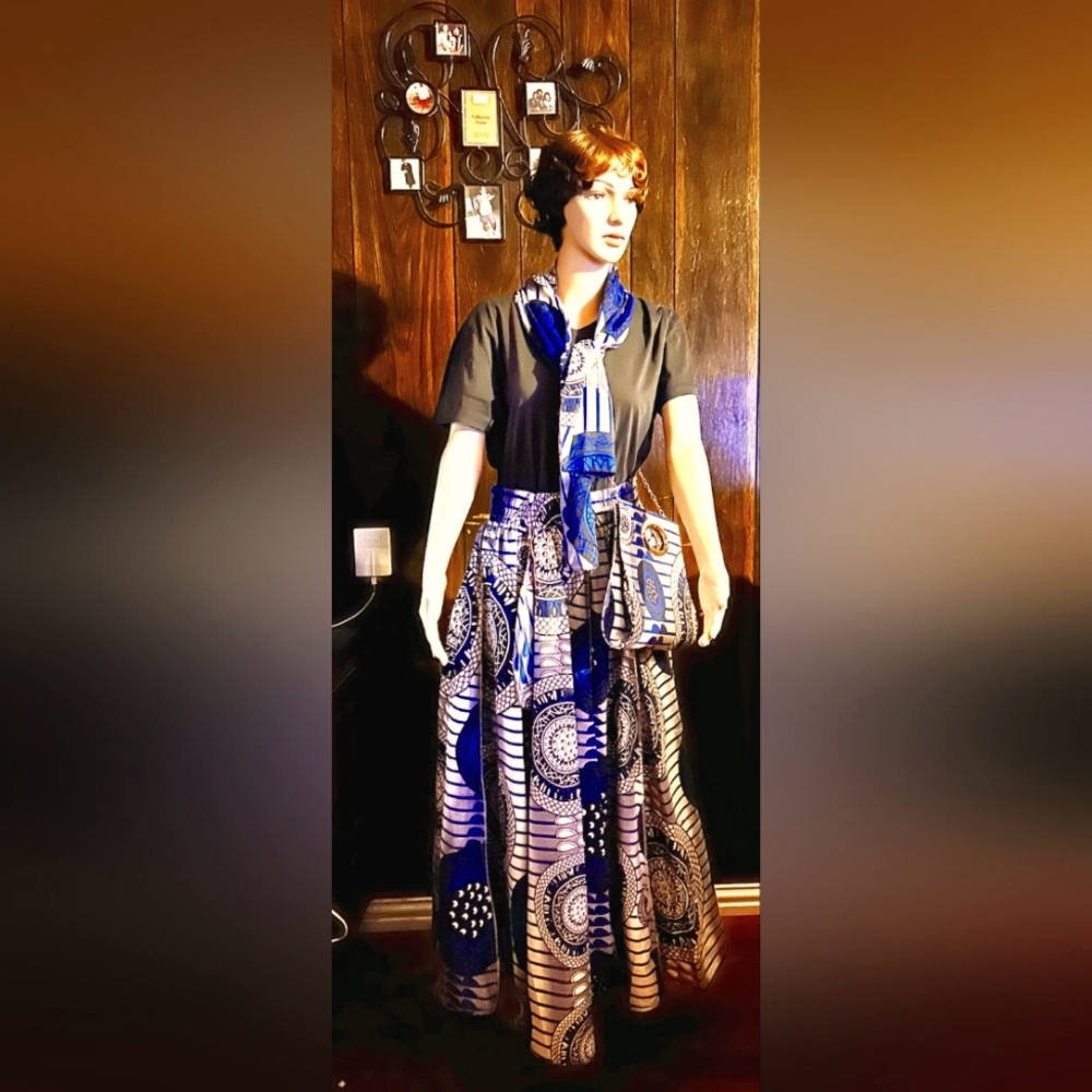 Three-Piece African Print Ensemble